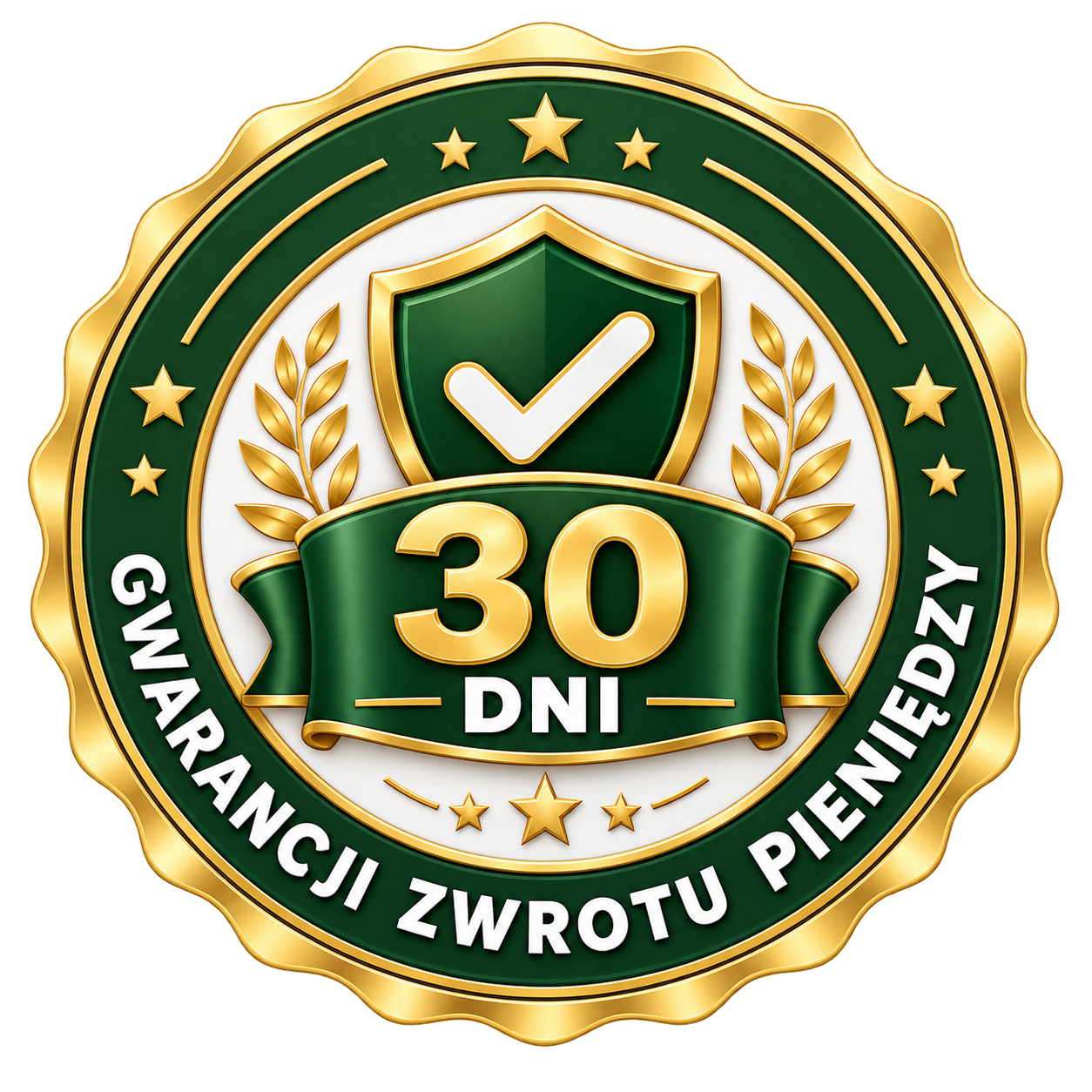 30 dni gwarancji zwrotu pieniędzy